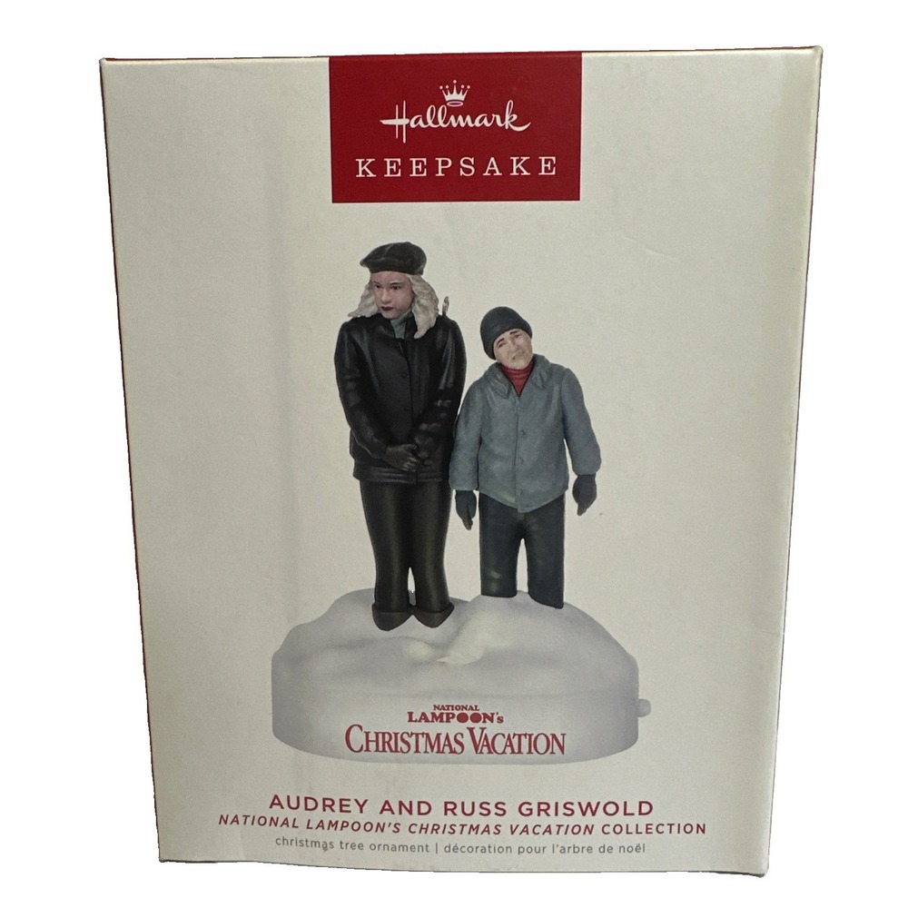 Hallmark Keepsake 2022 Audrey and Russ Griswold Christmas Ornament New In Box